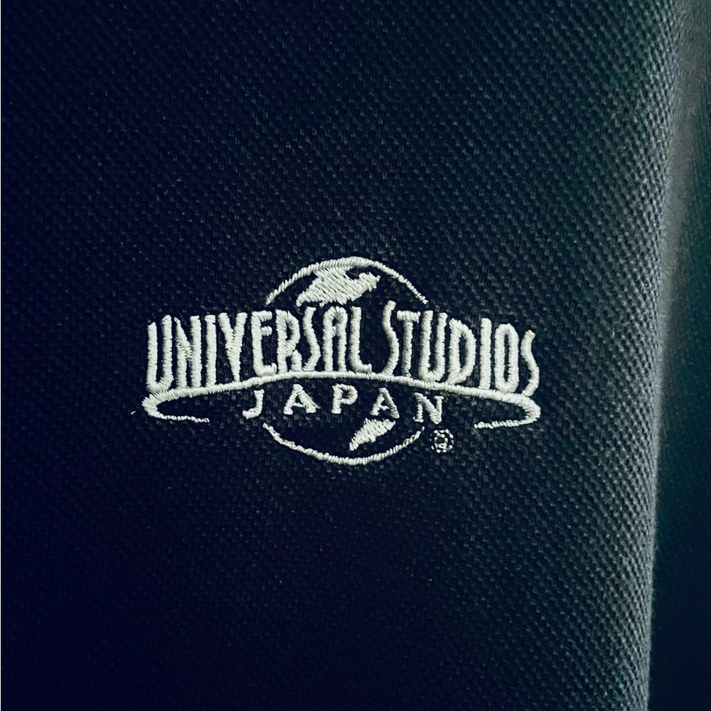 Vtg Universal Studios Japan Navy Polo Shirt